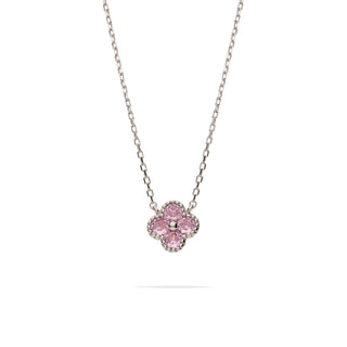 Fabiani silver necklace with zirconia
