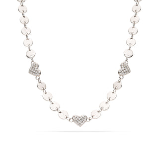 Collana Fabiani con Cuori in Argento 925