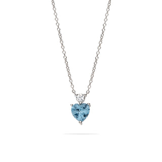 Collana Fabiani pendente in argento 925 con zirconi
