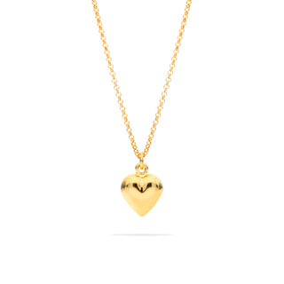 Collana Fabiani in argento 925 dorato con cuore