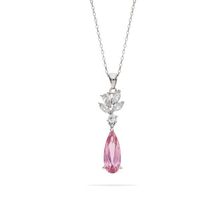 Collana Fabiani pendente in argento 925 con zirconi