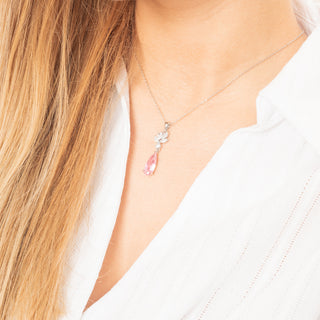 Collana Fabiani pendente in argento 925 con zirconi