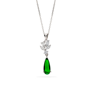 Collana Fabiani pendente in argento 925 con zirconi