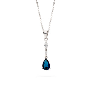 Collana Fabiani pendente in argento 925 con zirconi