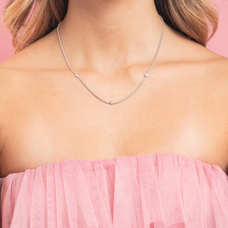 Collana Fabiani in argento 925 con zirconi - Fabiani Gioiellerie
