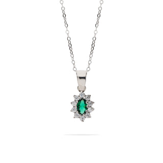 COLLANA FABIANI MARGHERITA IN ORO BIANCO 9KT