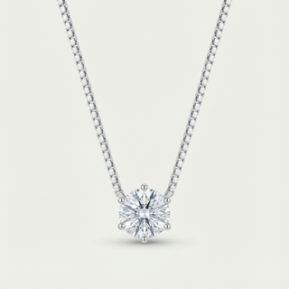 Collana Punto Luce Monaé - Moissanite e Argento 925
