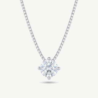 Collana Punto Luce Monaé - Moissanite e Argento 925