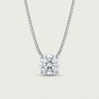 Collana Punto Luce Monaé - Moissanite e Argento 925