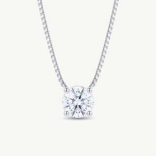 Collana Punto Luce Monaé - Moissanite e Argento 925