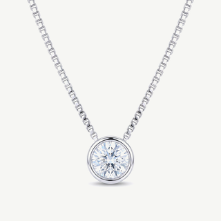 Collana Punto Luce Monaé - Moissanite e Argento 925