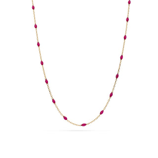 Collana Fabiani in oro giallo 9Kt con smalti - Fabiani Gioiellerie