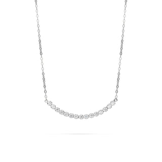 Collana Fabiani girocollo in Oro Bianco 9KT con Zirconi