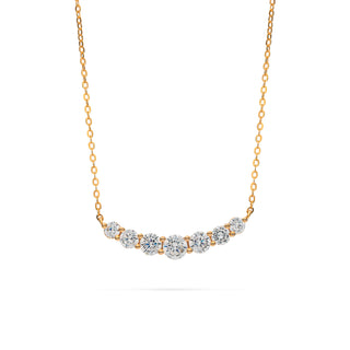 Collana Fabiani in argento dorato con zirconi