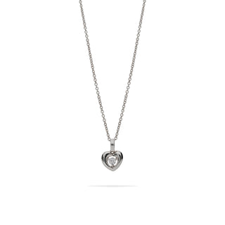 Collana Fabiani in oro bianco 9Kt e zircone