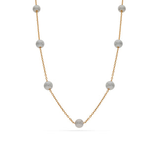 Collana Fabiani in argento 925 dorato con perle - Fabiani Gioiellerie