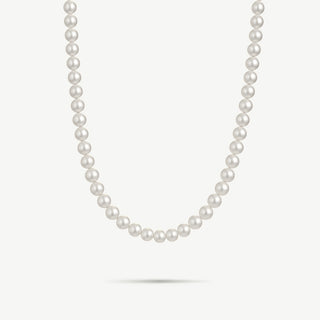 Collana Fabiani in oro bianco 18Kt con perle