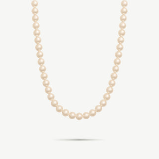 Collana Fabiani con perle naturali e chiusura in oro bianco 18Kt