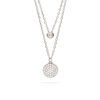 Collana Fabiani Girocollo in Argento e Zirconi