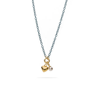 Collana Fabiani in Argento 925 smaltata Celeste