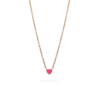 Collana Fabiani in oro giallo 9Kt con cuore - Fabiani Gioiellerie