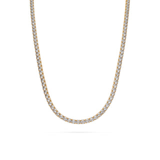 Collana Fabiani tennis in argento 925 dorato - Fabiani Gioiellerie