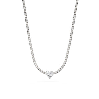 Collana Fabiani tennis in argento 925 con cuore - Fabiani Gioiellerie