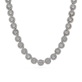 Fabiani tennis necklace in 925 silver with zircons