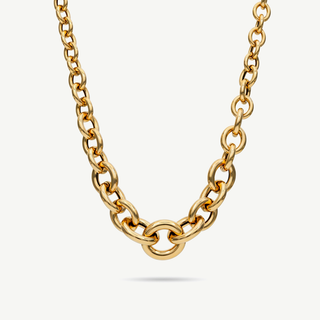 Collana Fabiani Maglia Rolò Allungata in Oro