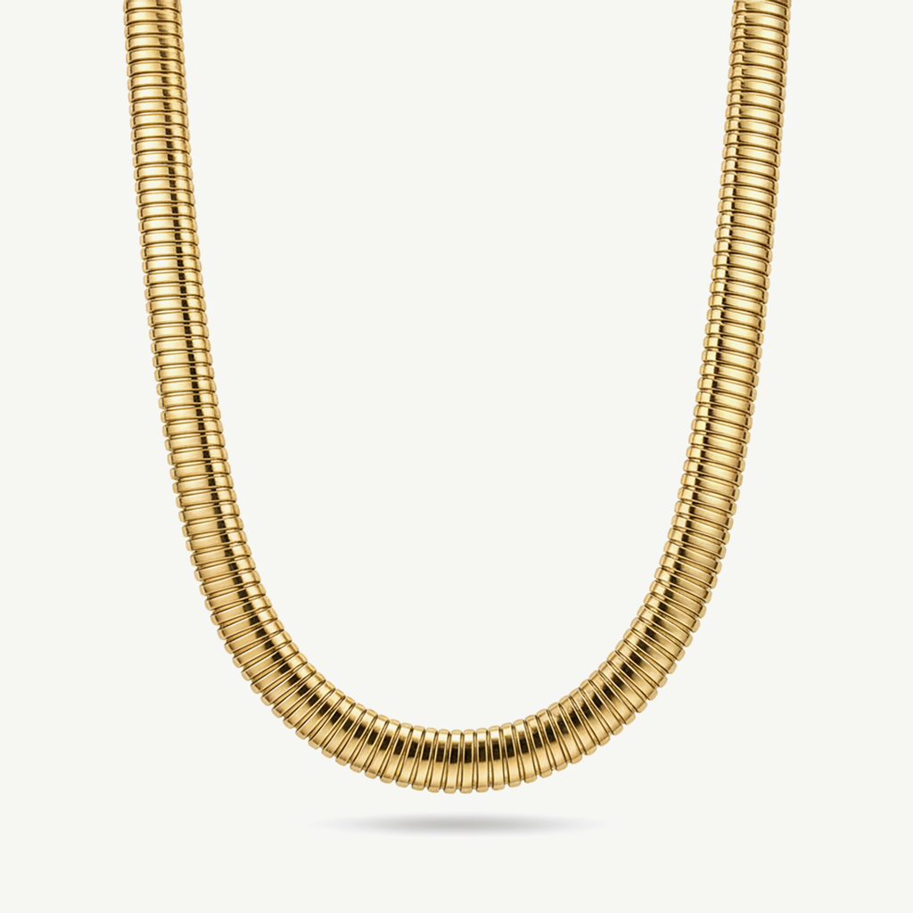 Girocollo tubogas Fabiani in oro giallo 9kt – Fabiani Gioiellerie