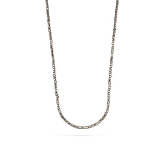 Collana Fabiani a sfere diamantate in oro bianco 9Kt - Fabiani Gioiellerie