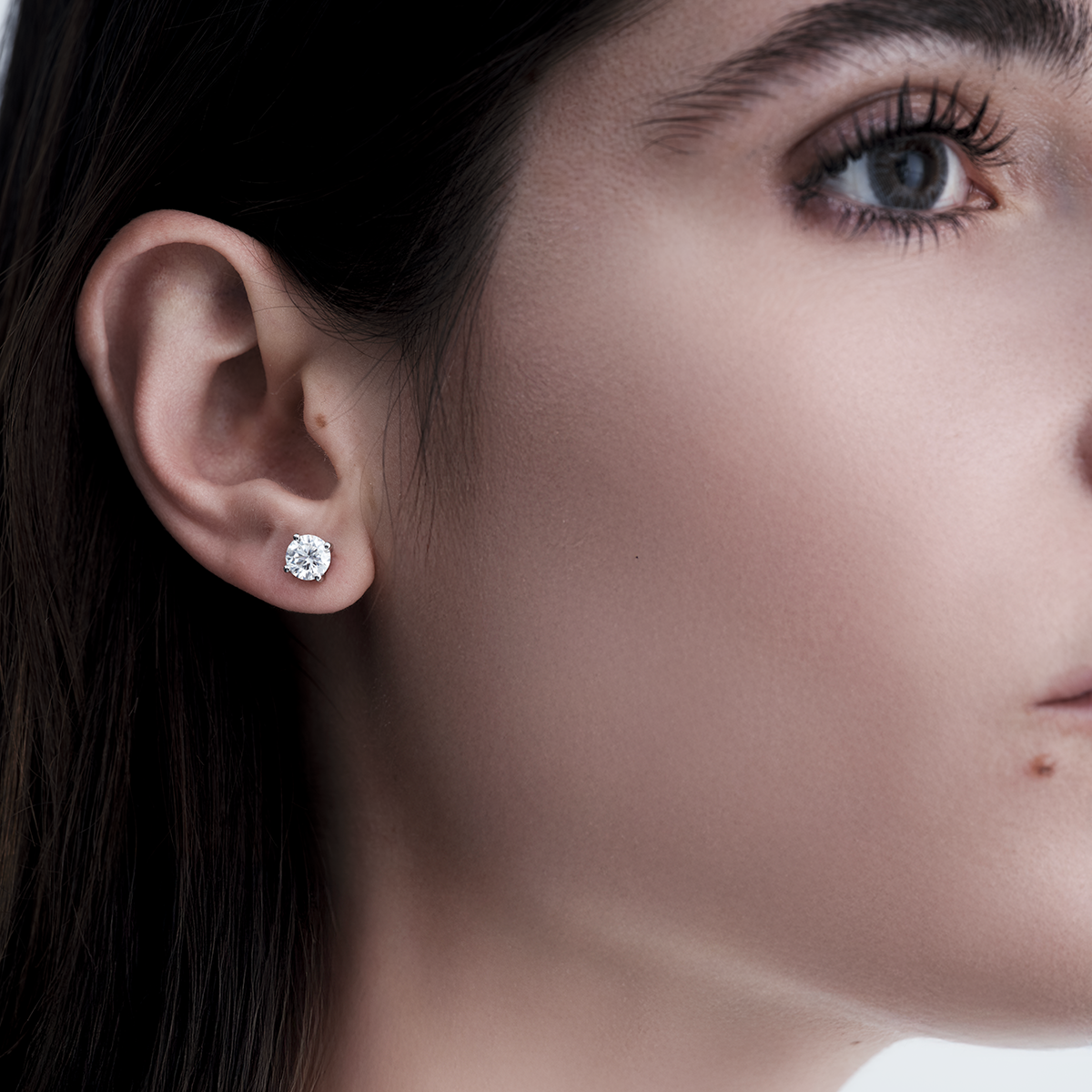 SOFIA MILANI Orecchini Pendenti Donna Argento 925 | Cerchio Con Sfera | Placcati In Rodio | Ipoallergenici | Confezione Regalo