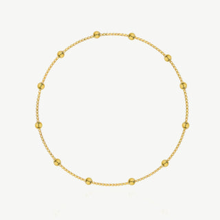 Cavigliera Love Fabiani con Sfere in Argento - Misura 3