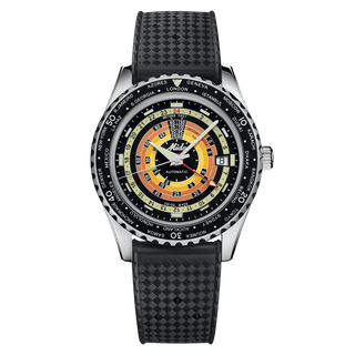 MIDO OCEAN STAR DECOMPRESSION WORLDTIMER WATCH REF. M0268291705100