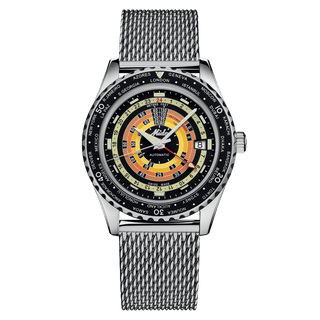 MIDO OCEAN STAR DECOMPRESSION WORLDTIMER WATCH REF. M0268291705100