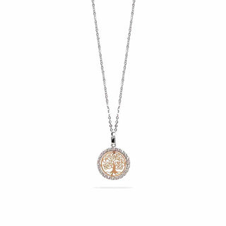 Collana Fabiani con pendente albero della vita in oro rosa 18Kt - Fabiani Gioiellerie