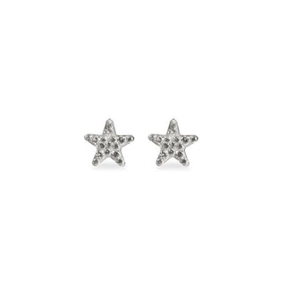 Orecchini Fabiani con stelle in oro bianco 9Kt - Fabiani Gioiellerie