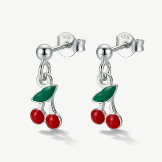 Orecchini Fabiani con Ciliegie in Argento