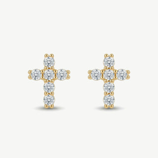 Orecchini Fabiani Croce in Argento