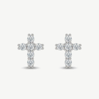 Orecchini Fabiani Croce in Argento