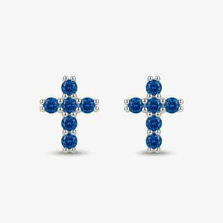 Orecchini Fabiani Croce in Argento