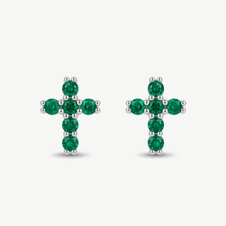 Orecchini Fabiani Croce in Argento