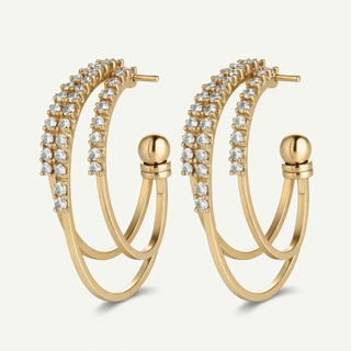 Orecchini Fabiani a Cerchio in Argento