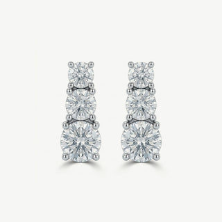 Orecchini Fabiani Trilogy in Argento