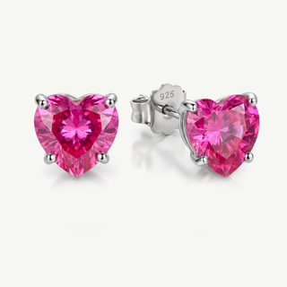 Orecchini Fabiani con Cuore in Argento