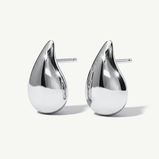 Orecchini Fabiani in oro bianco 9Kt a goccia