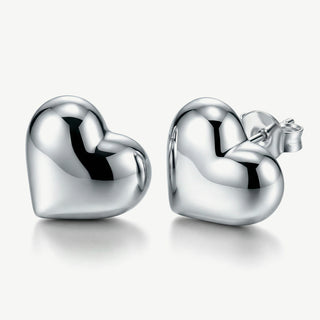 Orecchini Fabiani con Cuore in Argento