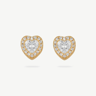 Orecchini Fabiani Margherita a Cuore in Argento