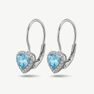 Orecchini Fabiani Margherita con Cuore in Argento