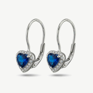 Orecchini Fabiani Margherita con Cuore in Argento